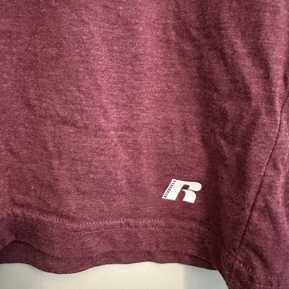 Russell Athletic Virginia Tech Hokies Mens Small Maroon Orange Tank Top Graphic - Picture 4 of 6